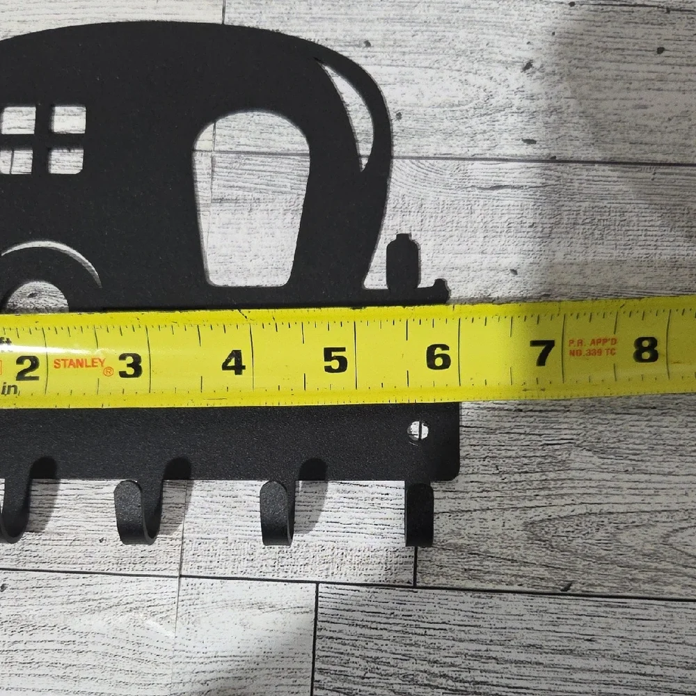 Black Metal Camper Wall Hook
